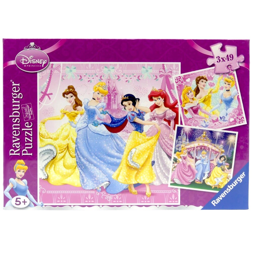 Ravensburger Puzzle Snow White 092772 Disney Princesses 3 x 49