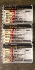 3 x Dentsply ProTaper Gold Files F2 21mm