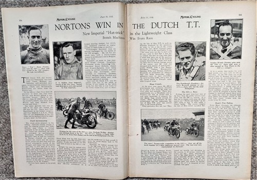 Motor Cycling Magazine 1932 Norton Win Dutch TT  James Comet Test - Picture 3 of 8