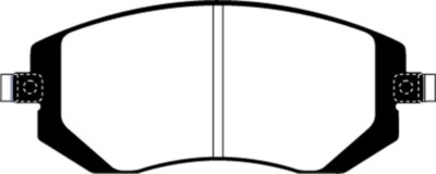 EBC DP21661 Greenstuff Front Pads for 2002-14 Subaru/2005-06 Saab 9 2X
