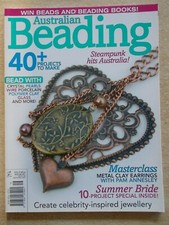Australian Beading Vol 3 #6~Jewellery~Pearls~Clay~Chocolate Swirls~Rhinestone...