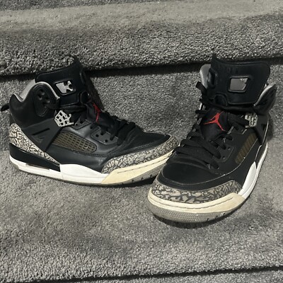 Nike Air Jordan Spizike Men's Size 9.5 US Black Cement 315371-034