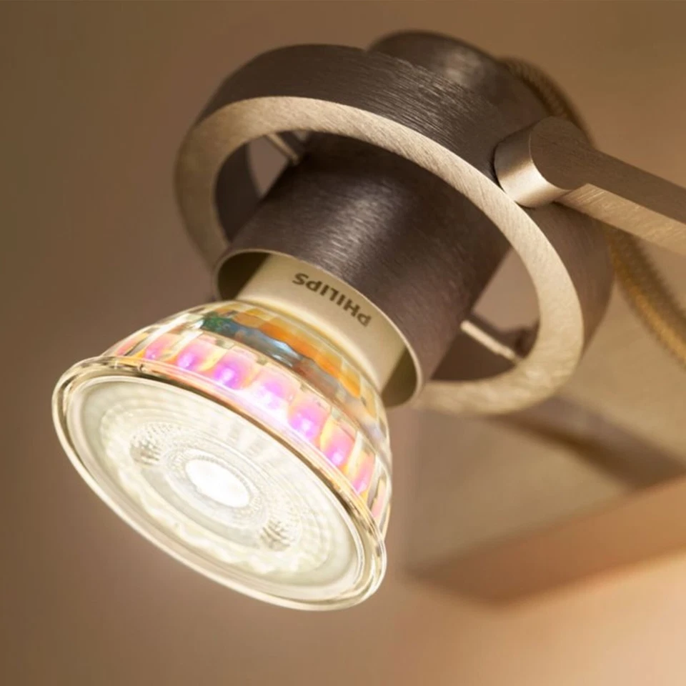 Philips GU10 35w Light Bulbs 6 Pack Indoor Flood 265 Lumens 35 Watts - Image 4 of 4