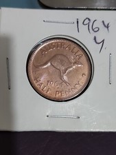 Australian 1964y. HALF PENNY CH UNC  EX MINT SET