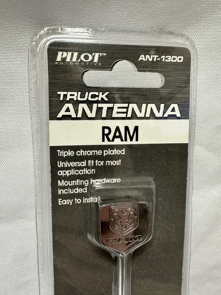 BILLET ANTENNA DODGE RAM TRUCK EMBLEM TRUCK UNIVERSAL HOT RAT ROD REPLACEMENT - Image 4 of 4