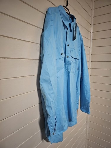 Swanndri Bendigo Heavy Duty Work Shirt - Blue Long Sleeve New - Picture 3 of 5