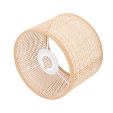 Rattan Lamp Shade Replacement Woven Basket Chandelier Vintage Hanging Table