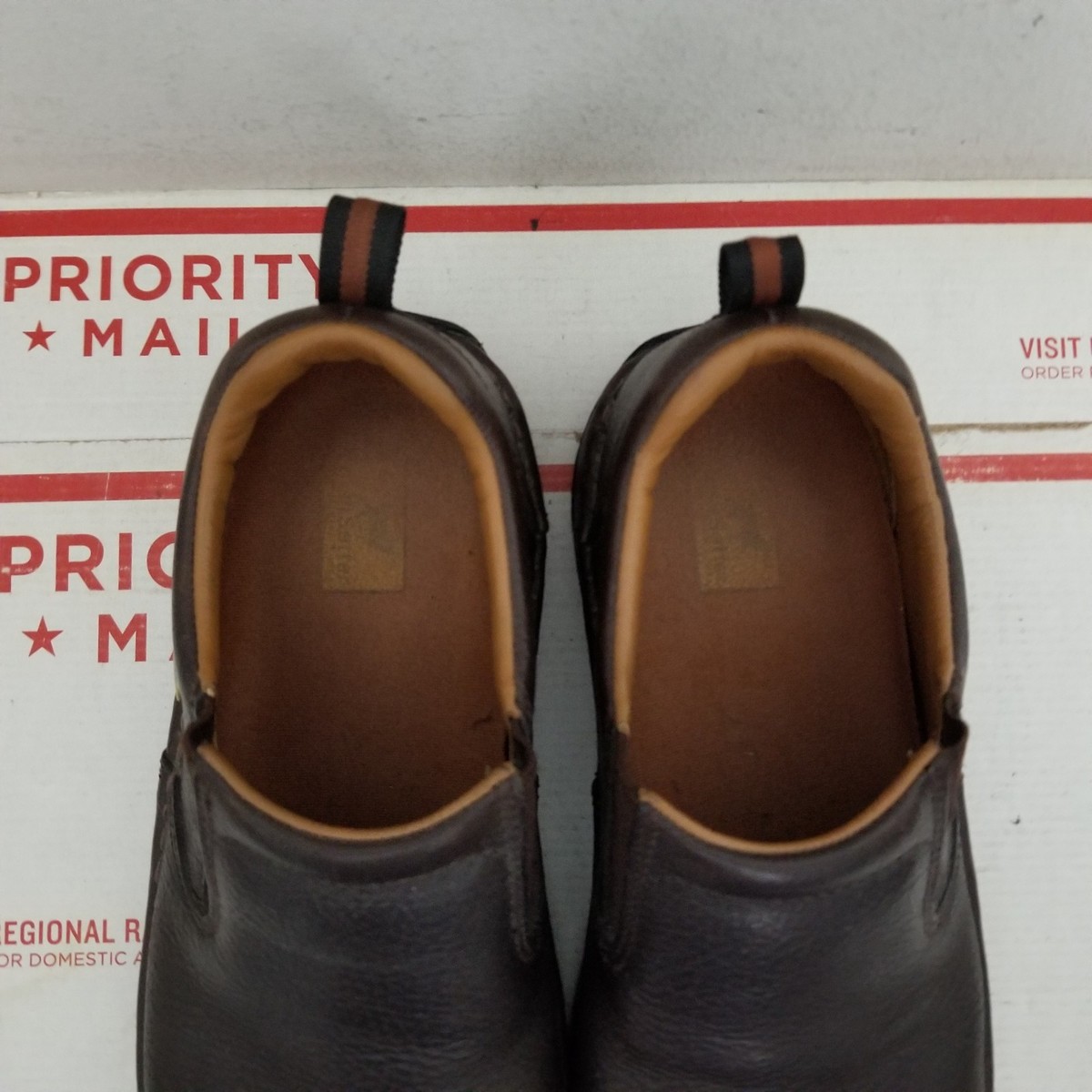 Irish Setter Slip On Loafer Shoes Mens 9D Brown Leather Slip  display picture 1