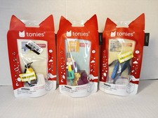 New Tonies Lot Of 3 Characters- Charlie Choc Factory, Nat Geo Penguin  Whale