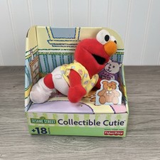 Fisher Price Sesame Street Collectible Cutie Elmo Plush with Original Box 2001