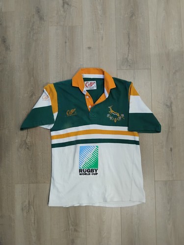 1995 South Africa Springboks Cotton Traders Training Rugby jersey Large