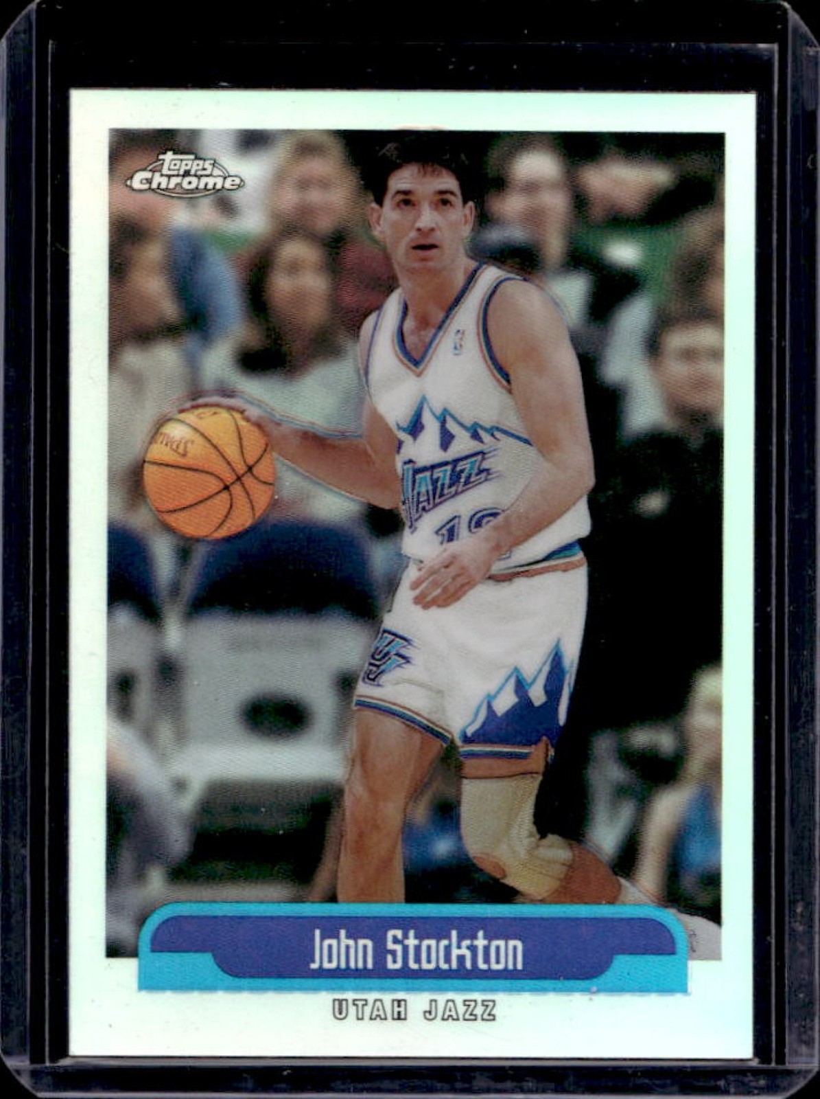 1999-00 Topps Chrome John Stockton Refractor #25 Jazz