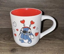 Disney’s Stitch Double Sided Heart Mug By Zrike Brands 16oz NEW