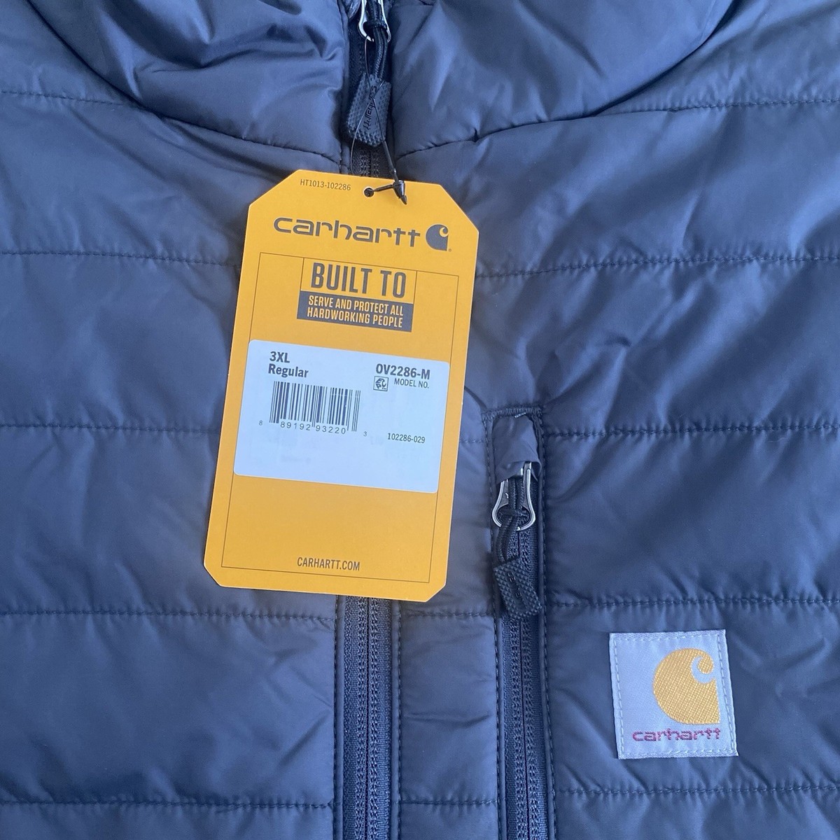 Carhartt Rain Defender Gilliam Insulated Vest 3XL Shadow Gray