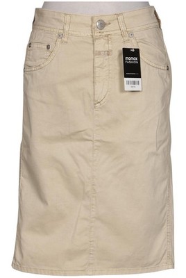 Closed Rock Damen Damenrock Gr. W26 Baumwolle Beige #2djc1ta