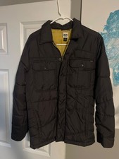 Brown Volcom puffer jacket Mens S