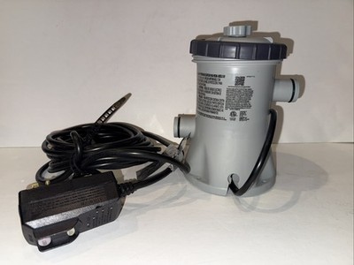 Open Box Intex KrystalClear Filter Pump Model 601 NO filter cartridge