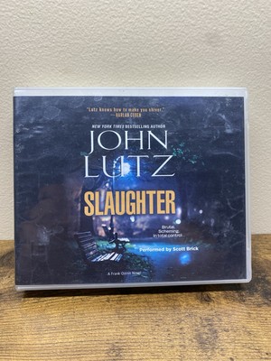 SLAUGHTER John Lutz a Frank Quinn Novel Audio Book On CD 8 Disk Set Unabridged