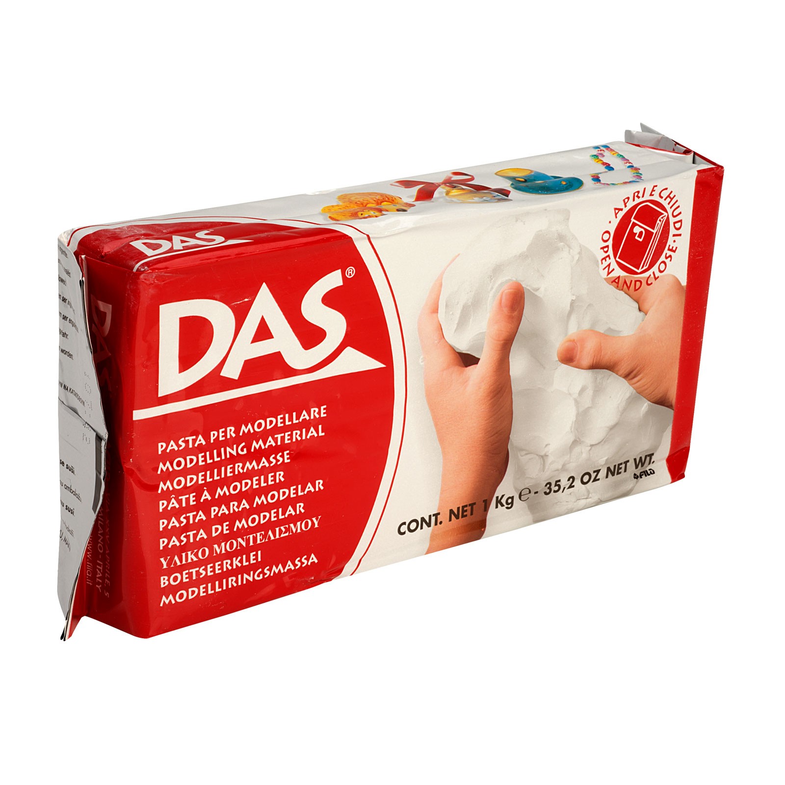 Das Modelling Clay Block - White - Image 5