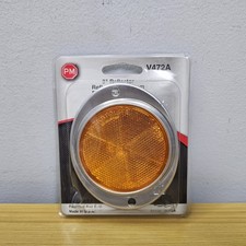 Vintage Peterson 3" Dia, Amber Lens  Reflector