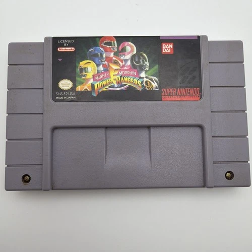 Mighty Morphin Power Rangers: (Super Nintendo Entertainment System Cartridge