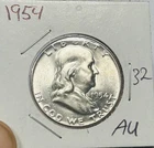 1954 Franklin Half Dollar Coin
