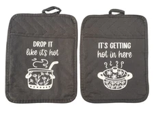 Custom Pot Holders Set Of 2