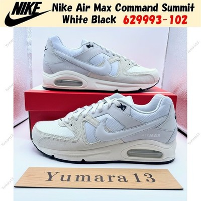 Nike Air Max Command Summit White Black  629993-102 Men's Size