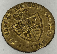 In Memory of the Good Old Days - Brass trade/gaming token (George III 1788) 21mm