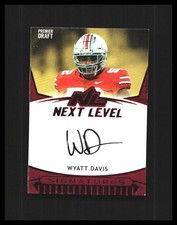 2021 Wyatt Davis Rookie Auto SAGE Next Level Red Foil #21NL-WD Vikings