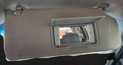 2009-2015 Honda Pilot Visor Gray Passenger OEM Vanity Mirror Sun Shade Test Q2