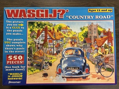 Pressman Wasgij Country Roads 550 Piece Complete