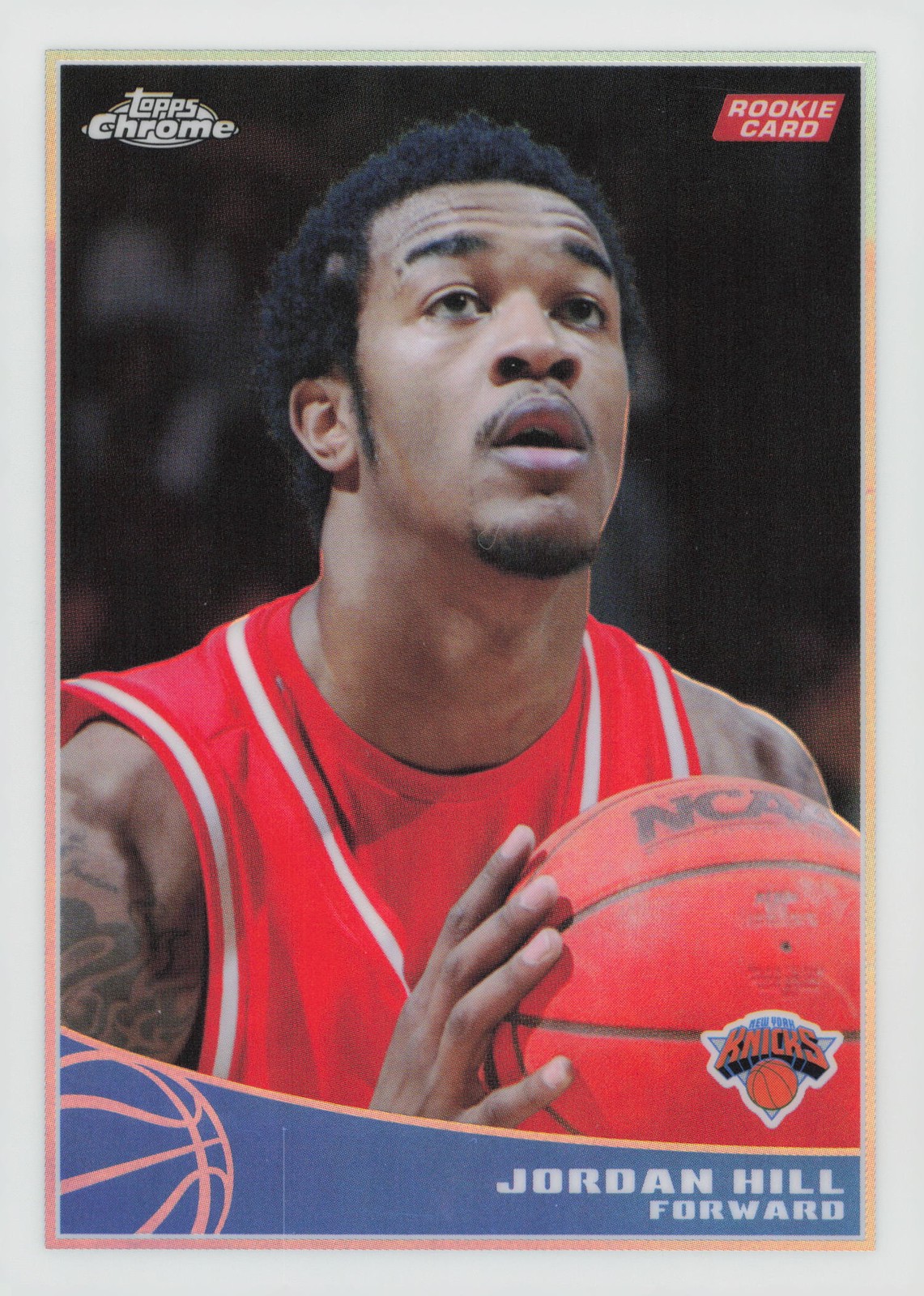 2009-10 Topps Jordan Hill Chrome Refractors #/500 #103 RC