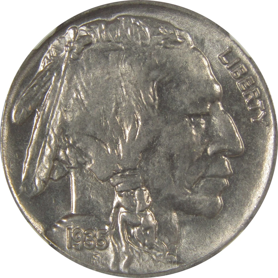 1935 Indian Head Buffalo Nickel MS 65 NGC Bag Fragment SKU:I22651 - Image 3 of 4