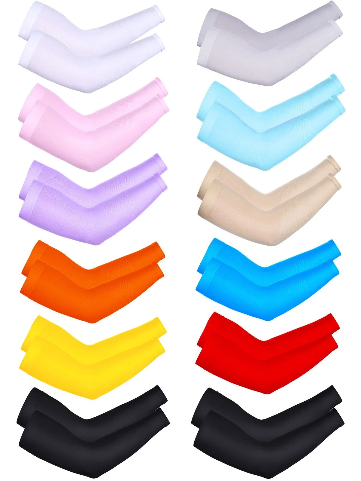 Unisex UV Protection Sleeves Long Arm Sleeves for Women Cooling Arm Cover for...