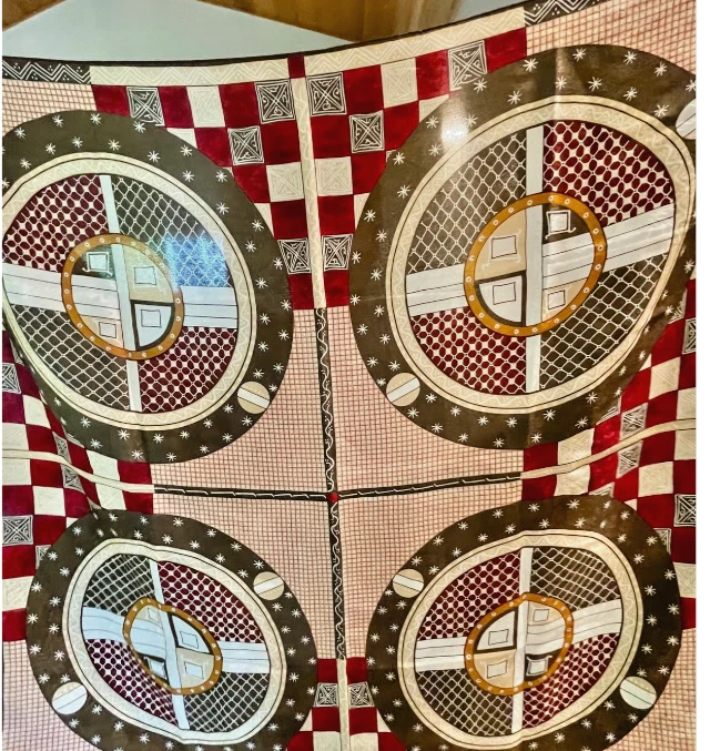 Bufanda 100% Seda Colección Albert Nipon Hecha en Japón Cuadrada Grande Foto 2 de 2