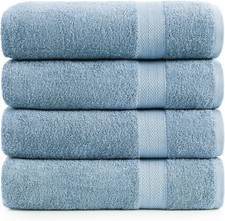 Towel Set Soft Absorbent Quick Dry 100 Cotton 4 Piece - Allure
