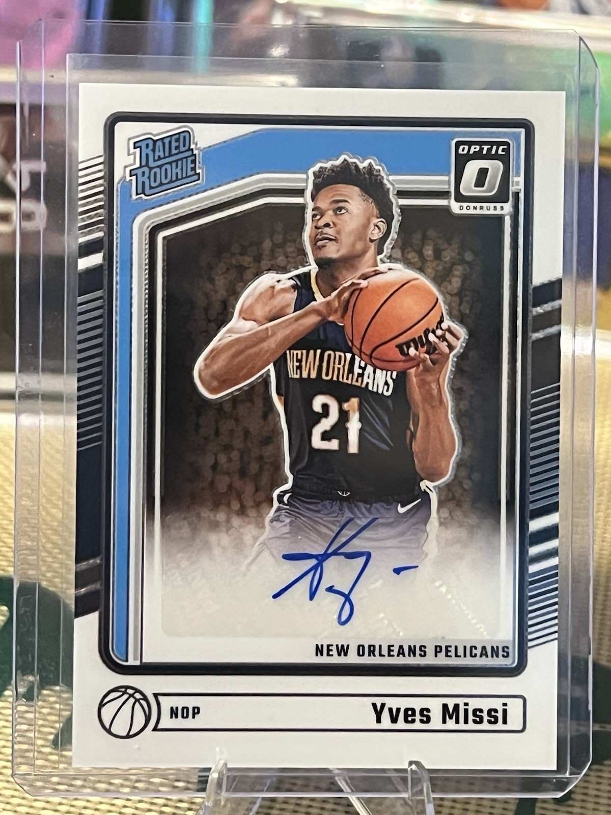 YVES MISSI 2024-25 DONRUSS OPTIC RATED ROOKIE AUTOGRAPH RC AUTO Q4458