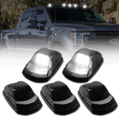 OFFKAT 5 PCS LED Cab Roof Marker Lights Top Clearance Running Lights for 2017...