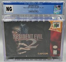 Resident Evil 2 Nintendo 64 N64 Promo Prototype Box CGC NG Graded Capcom