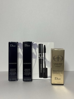 Dior Diorshow 24H Buildable Volume Mascara in Black DUO +Dior Prestige Eye Serum