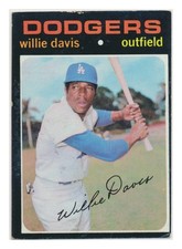 1971 Topps #585 Willie Davis Los Angeles Dodgers (cc)