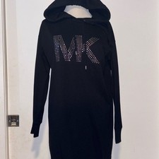 EUC Michael Kors Black Hoodie Dress