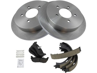 Rear Brake Pad Rotor and Parking Brake Kit fits Ford Expedition 1997-2002 16ZMRZ