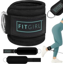 FITGIRL - Ankle Strap Pair for Cable Pair 2-Pack , Black Mint -