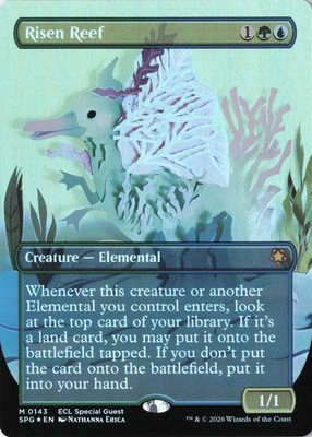 Risen Reef (Borderless) Special Guests Foil NM 143