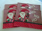Placemats - Christmas - Santa Holiday Applique Placemats 18 x 13 Inch Set of 4  — photo 3