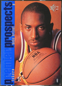 1996-97 SP - Premier Prospects Box Set Basketball Kobe Bryant #134 EX
