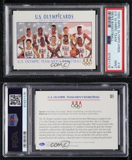1992 Impel US Olympicards Scottie Pippen Magic Johnson David Robinson PSA 9 MINT
