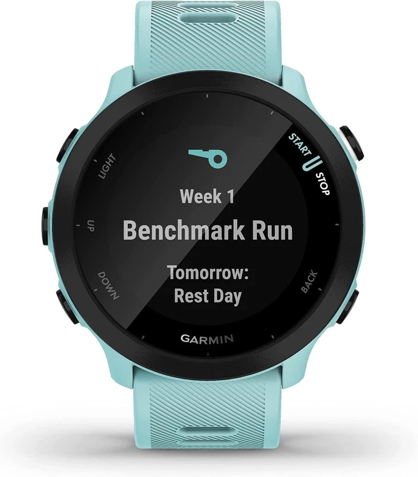 Garmin Forerunner 55 GPS Running Smartwatch Fitness Tracker - Aqua - Imagen 3 de 4